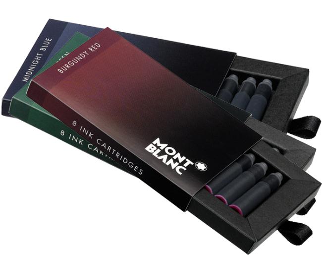 Montblanc 107757 - Cartucce Di Inchiostro Permanent Black (nero Indelebile) Per Penna Stilografica – Refill Ink Di Alta Qualità, 8 X Confezione - Foto 3